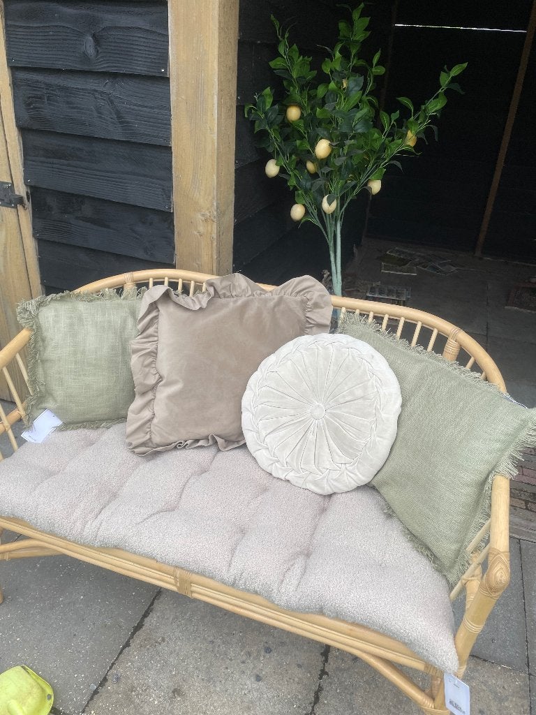 Rotan rieten bankje trouwbank te huur Oudewater, Utrecht r, Ophalen, Zo goed als nieuw, Overige
