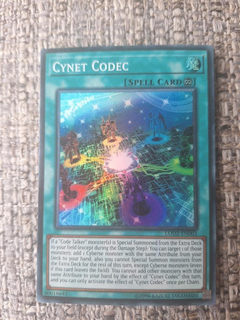 yu gi oh! Cynet Codec, Hobby en Vrije tijd, Verzamelkaartspellen | Yu-gi-Oh!, Ophalen of Verzenden, Zo goed als nieuw