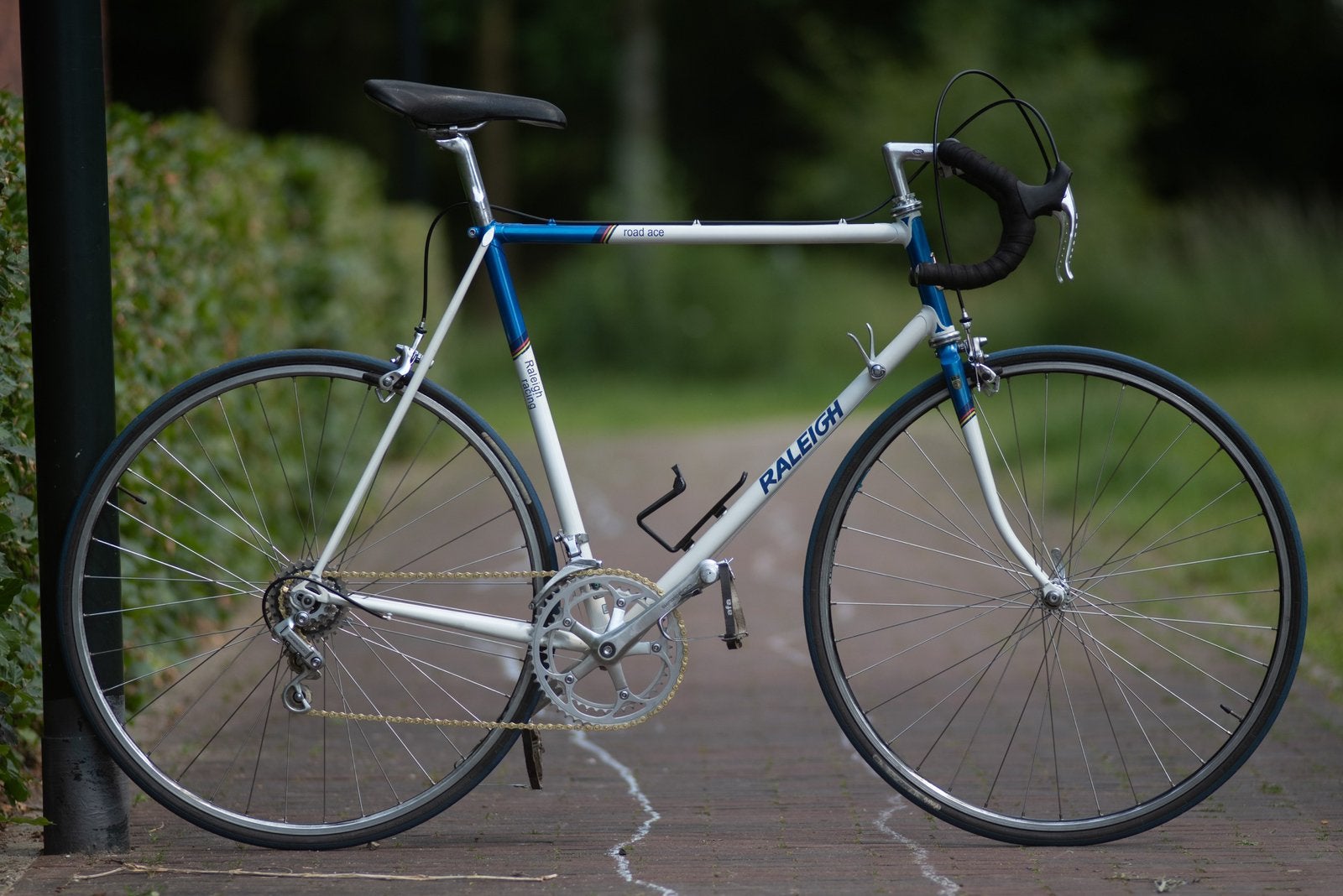 Volledig gerestaureerde Raleigh Road Ace racefiets, Fietsen en Brommers, 28 inch, 10 tot 15 versnellingen, Velgrem, Zo goed als nieuw