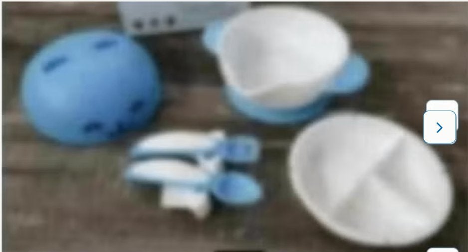 baby / peuter eetservies 6 delig antiknoei antibacterieel, Overige merken, Nieuw, Ophalen of Verzenden, Bord(en)