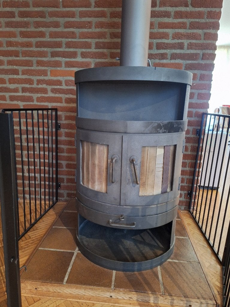 Houtkachel, Huis en Inrichting, Kachels, Ophalen, Gebruikt, Houtkachel, Vrijstaand