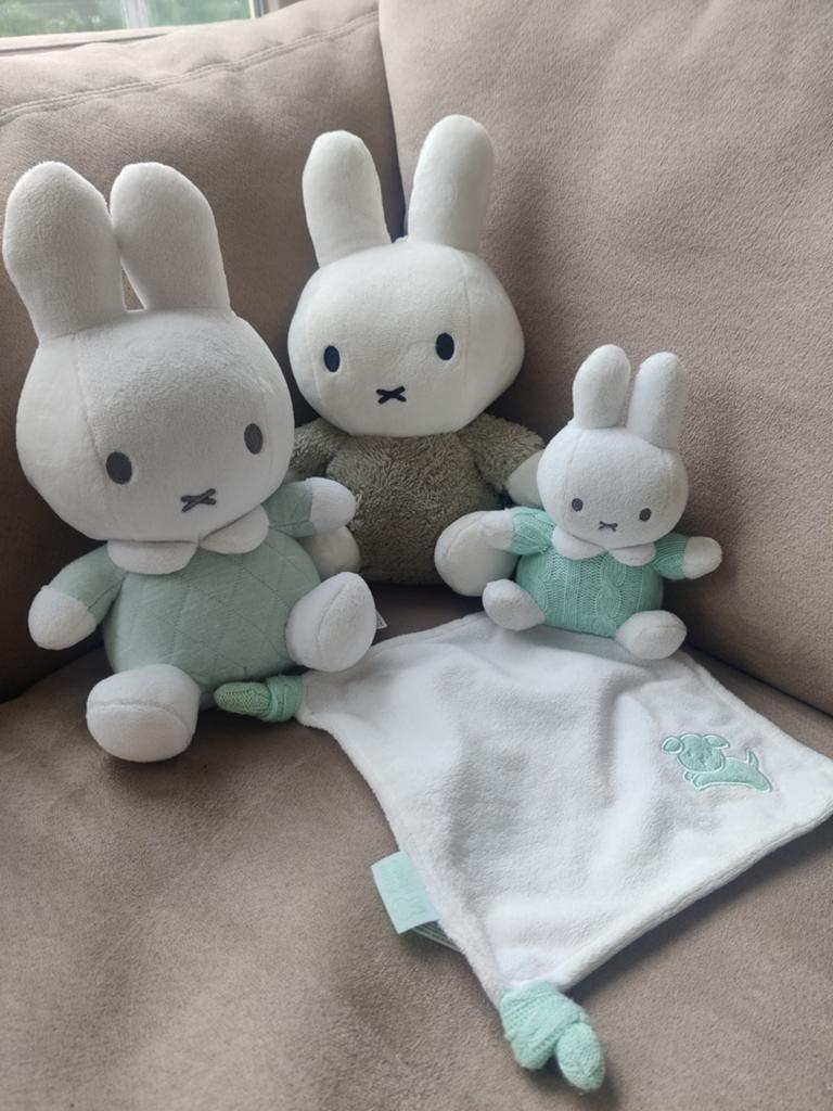 Nijntje knuffels set - Zo goed als nieuw!, Konijn, Nijntje, Ophalen of Verzenden, Middelgroot (20 tot 80 cm)