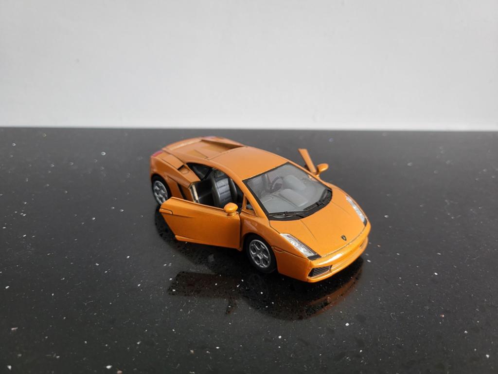 Lamborghini Gallardo oranje 1/32 Kinsmart, Ophalen of Verzenden, Zo goed als nieuw, Auto