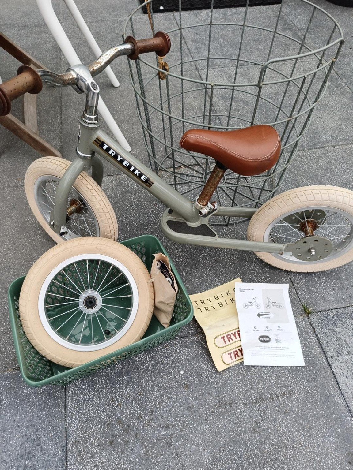 TRYBIKE Steel 2-in-1 loopfiets/driewieler, Ophalen, Gebruikt, Minder dan 16 inch, TRYBIKE