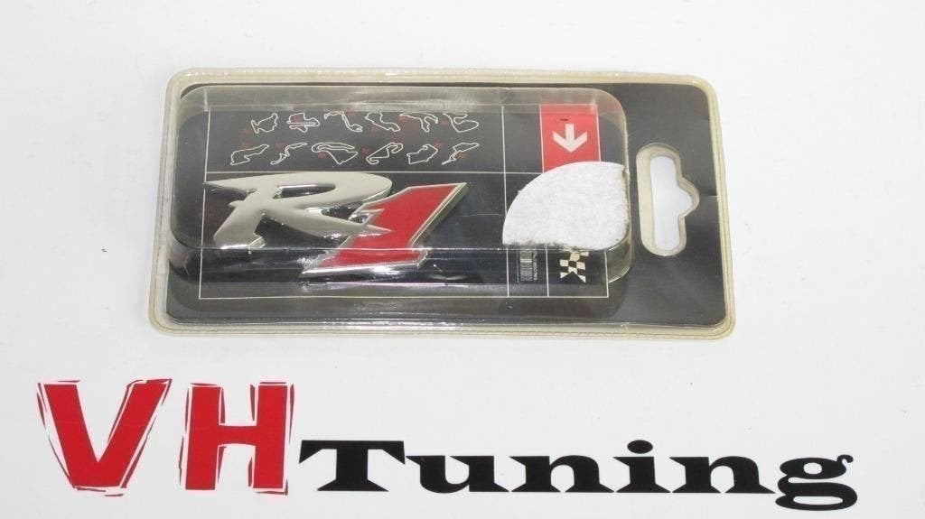racesport LOGR1 3D sticker chroom R1, Auto diversen, Ophalen of Verzenden