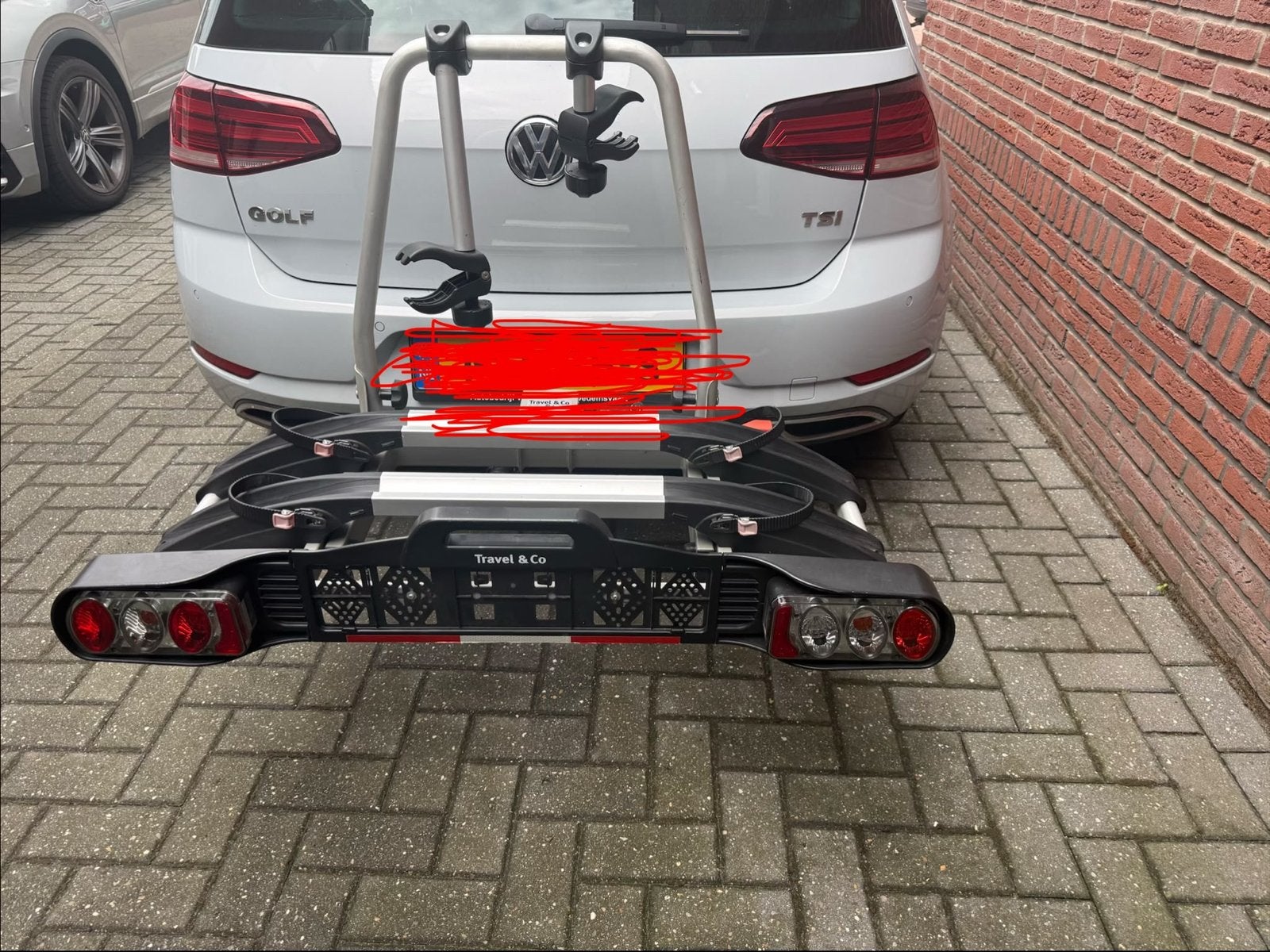 ANWB Travel & Co Fietsendrager touring, Ophalen, Elektrische fiets, Zo goed als nieuw, 2 fietsen