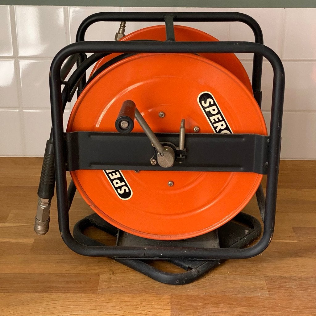 Spero Luchtslang Haspel Compleet, Ophalen, 100 liter of meer, Zo goed als nieuw, Minder dan 200 liter/min