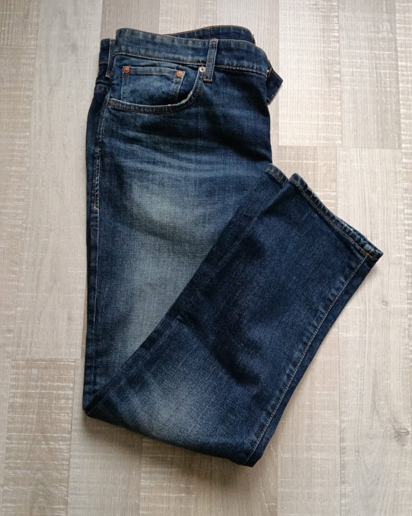 blauwe jeans broek maat 38/30, Blauw, C & A, Overige jeansmaten, Ophalen of Verzenden