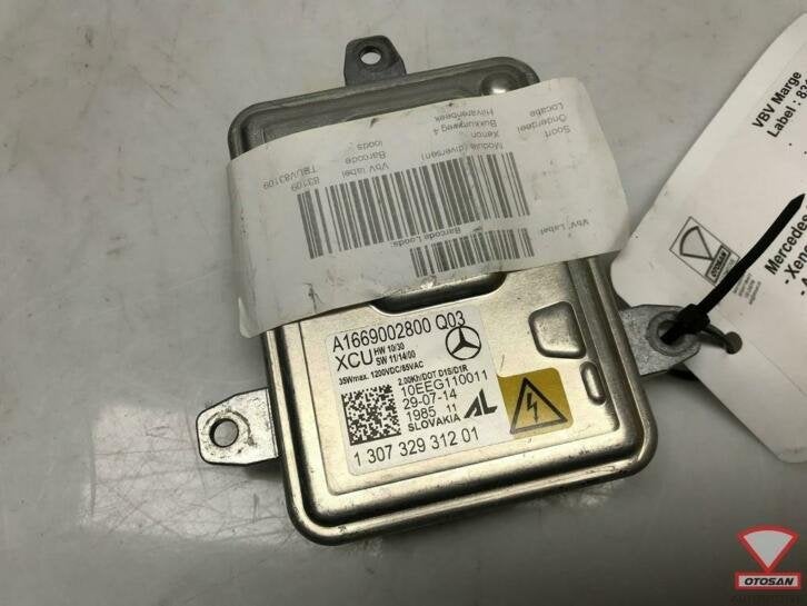 mercedes a b c e s cla xenon module starter a1669002800 099, Gebruikt, Mercedes-Benz AG, Mercedes-Benz, Ophalen of Verzenden