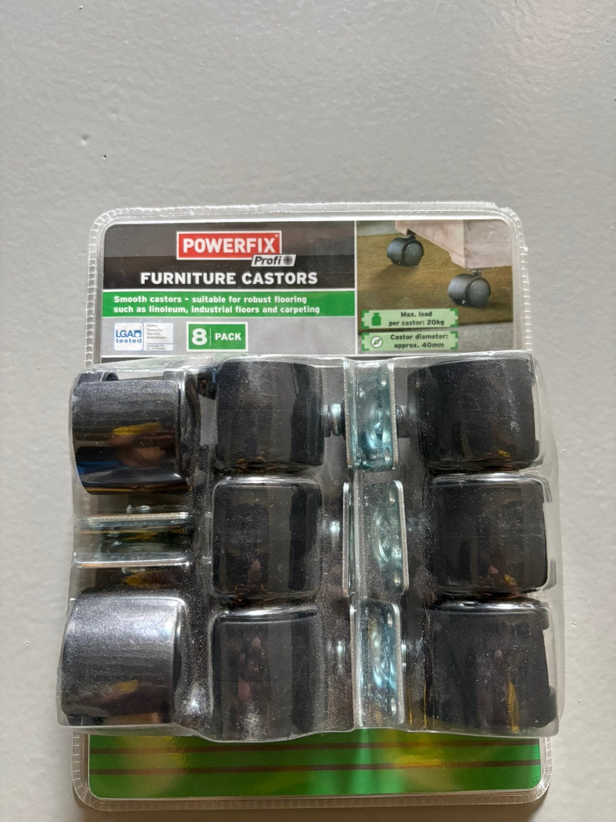 Set zwenkwielen., Ophalen, Nieuw