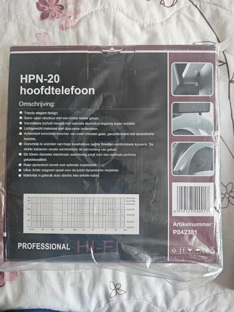 Amadeus HPN-20 Professionele Hoofdtelefoon - Nieuw in Doos, Ophalen, Nieuw, Over oor (circumaural), Overige merken