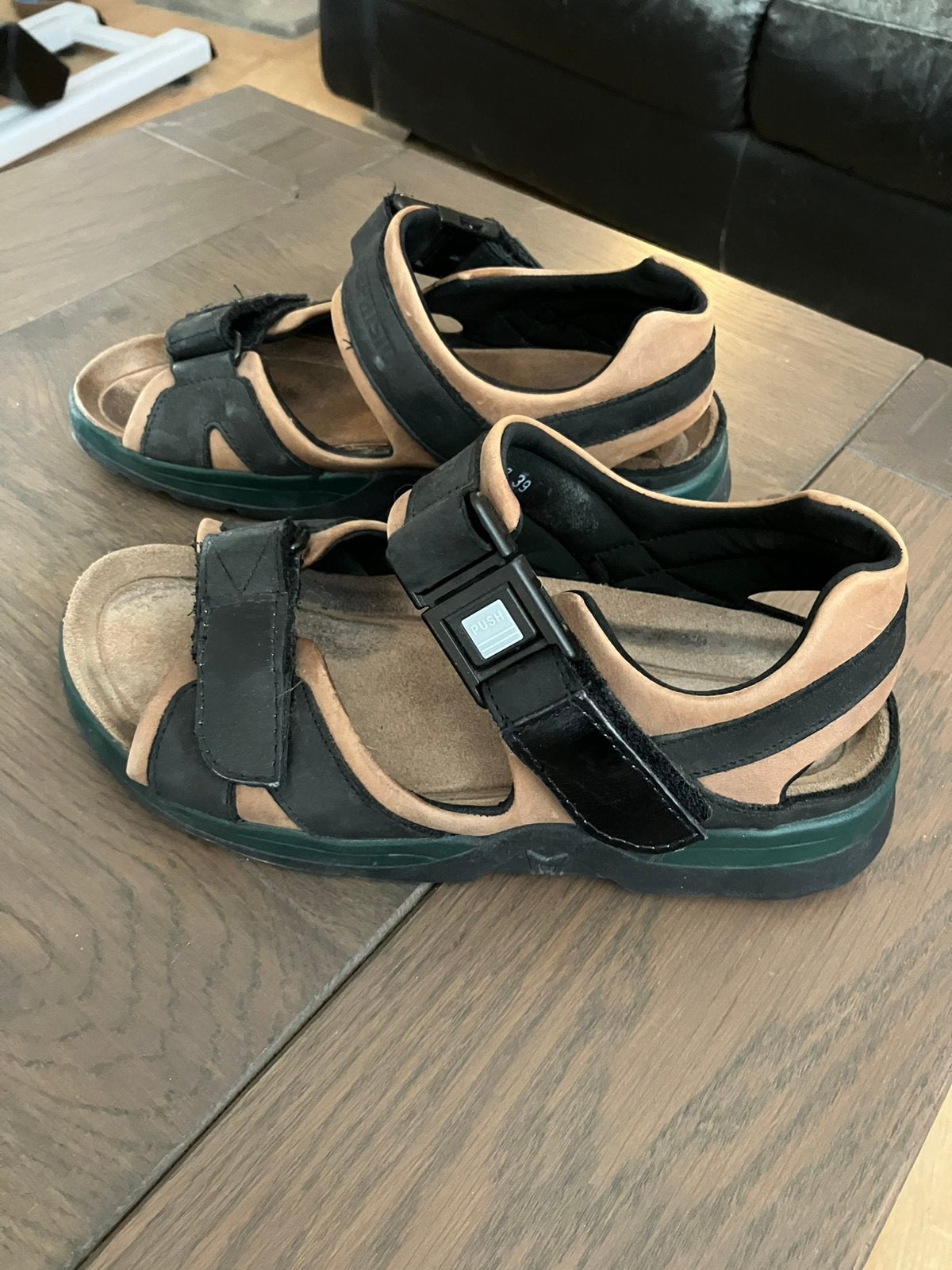 Mephisto heren sandalen 39, Kleding | Heren, Schoenen, Sandalen, Bruin, Ophalen of Verzenden, Zo goed als nieuw