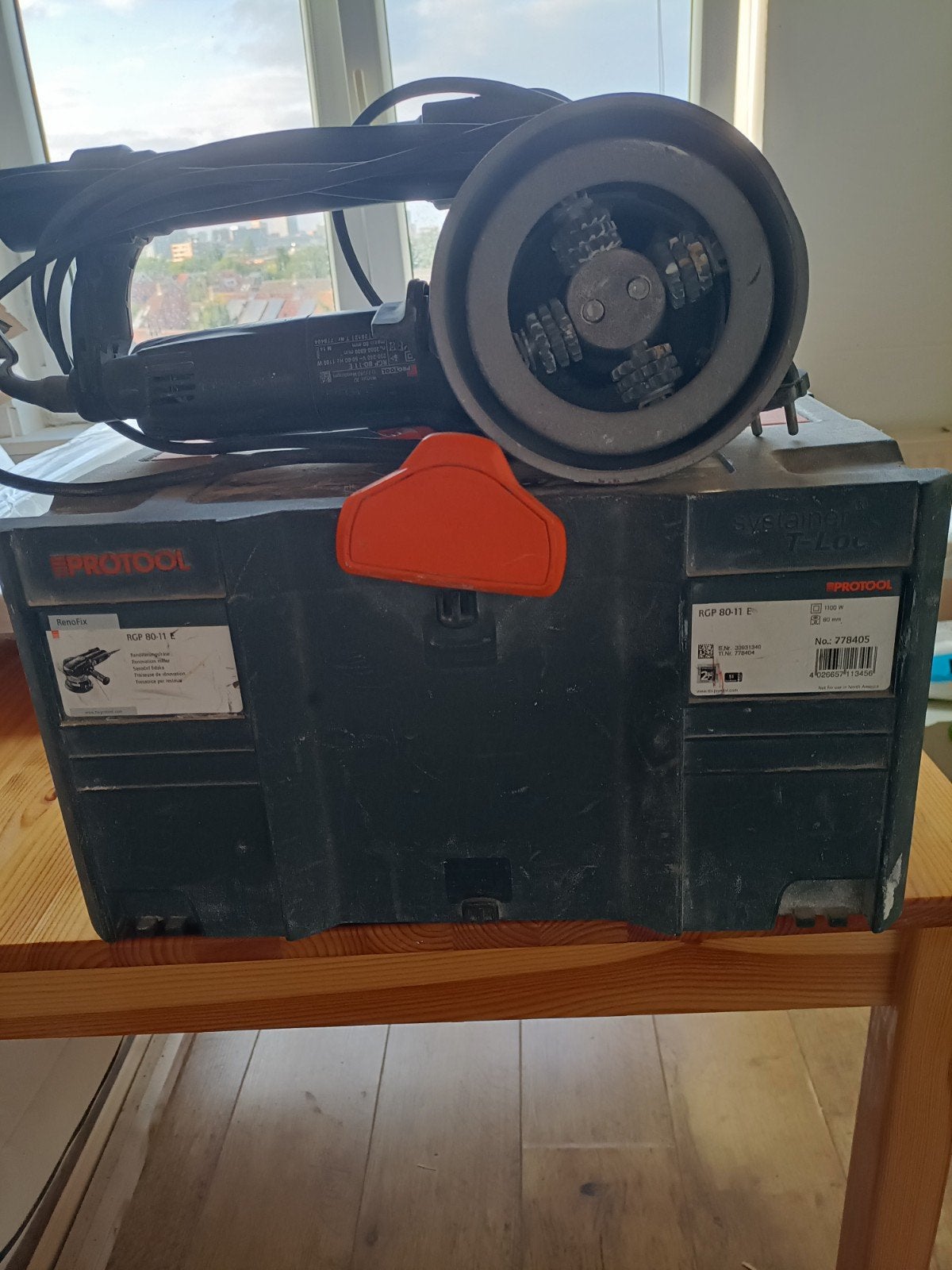 PROTOOL RGP 80-11 E Renovatie freesmachine 1100W, Ophalen, Gebruikt, Muurfrees, PROTOOL