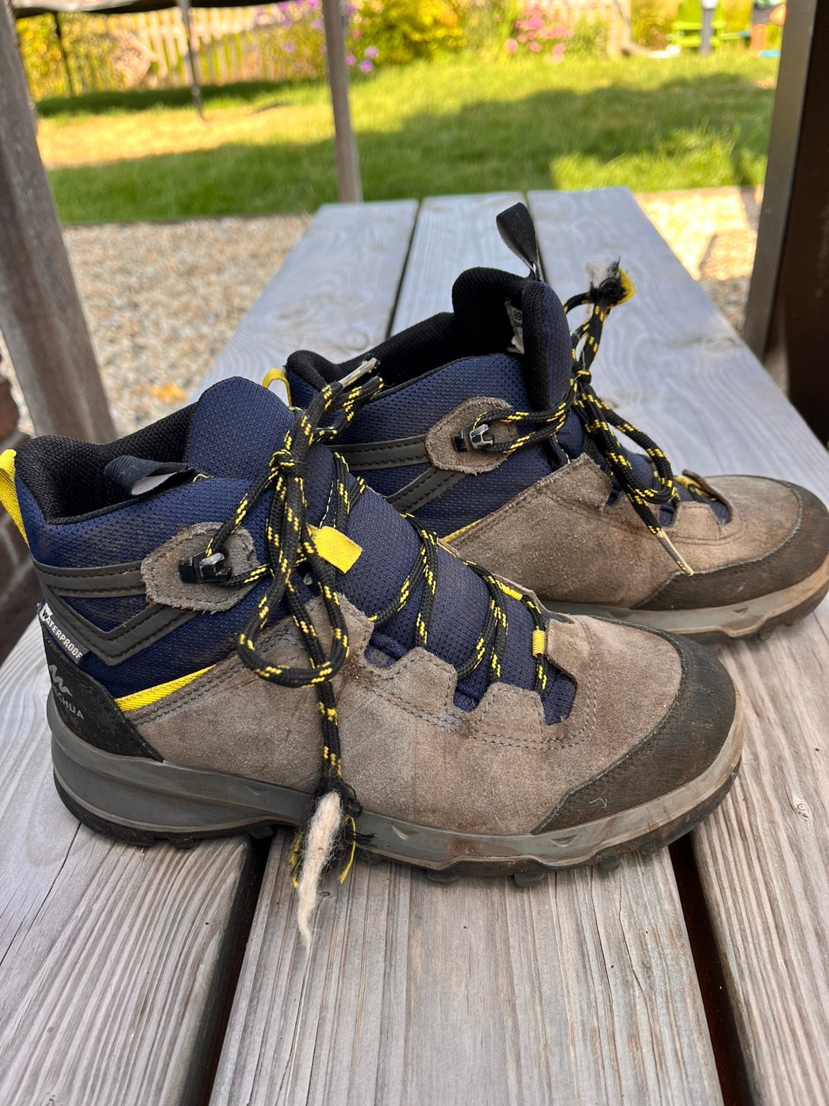 Bergschoenen maat 36 merk quechua, Ophalen of Verzenden, Gebruikt, Schoenen