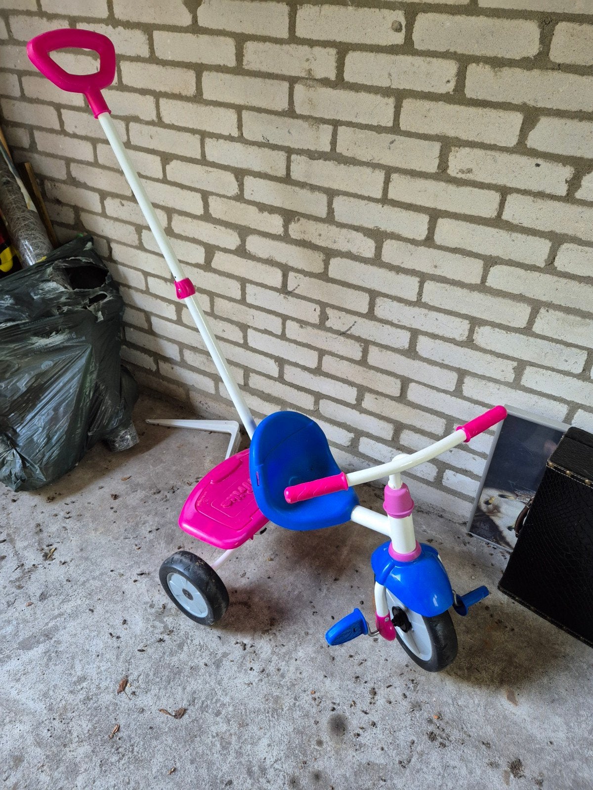 Smart Trike driewieler met duwstang, Ophalen, Terugtraprem, Gebruikt, Minder dan 16 inch