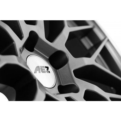 AEZ Crest Dark Gunmetal Matt/Polished Lip Velgen 17 inch, Ophalen, Gebruikt, Velg(en), 17 inch