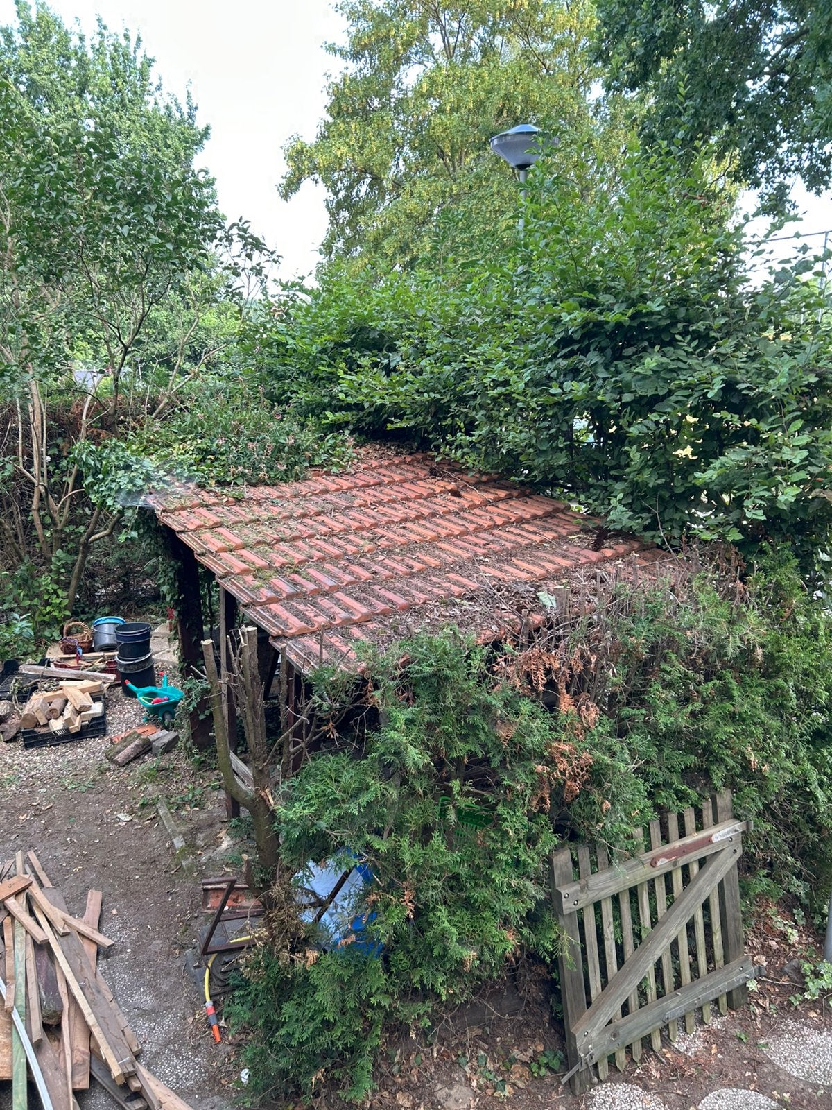 Dakpan, Ophalen, Gebruikt, Steen of Klei, 5 tot 10 m²