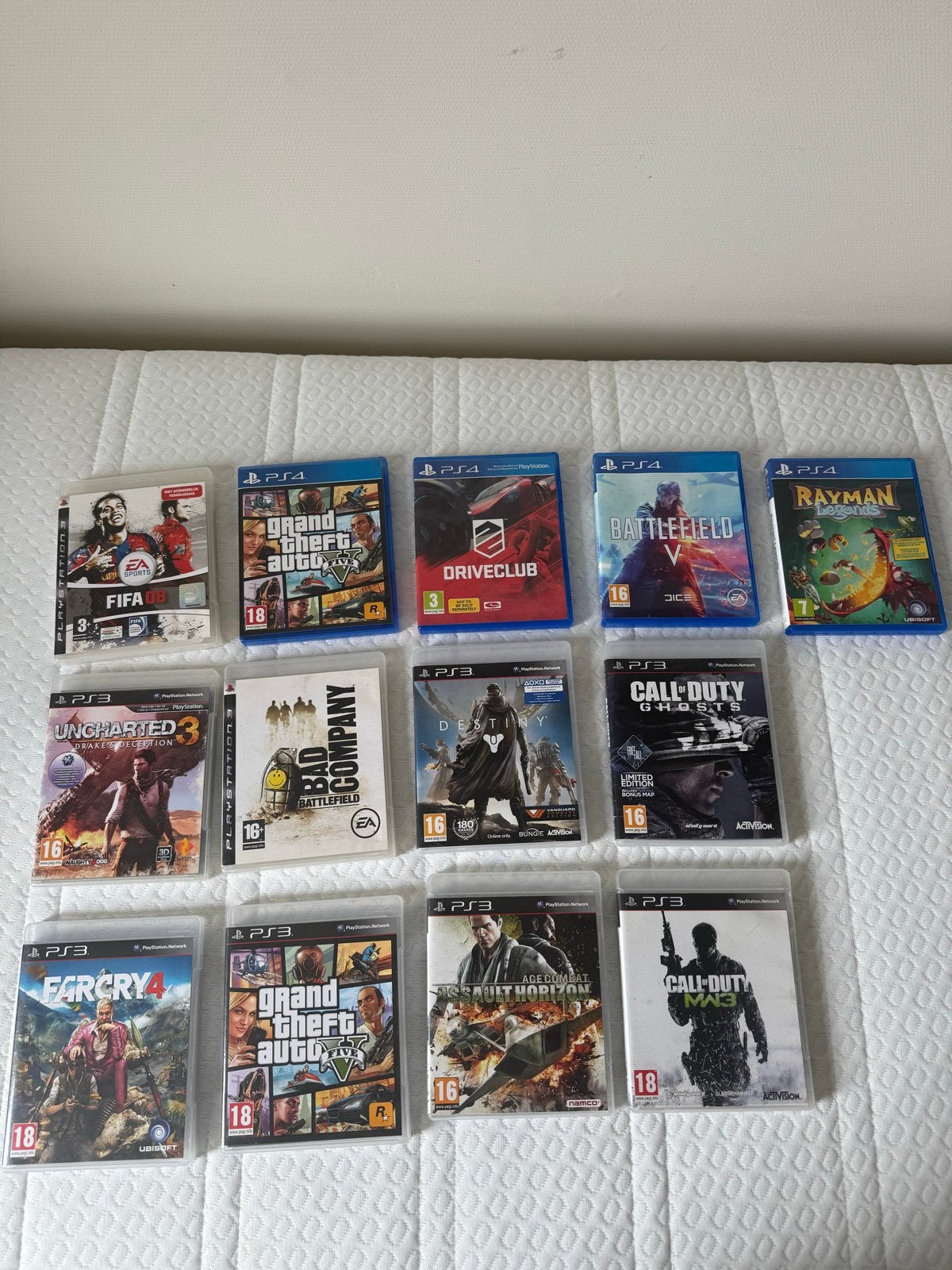 Grote collectie PS3 & PS4 games - Diverse genres, Ophalen, Gebruikt, Vanaf 18 jaar, Overige genres