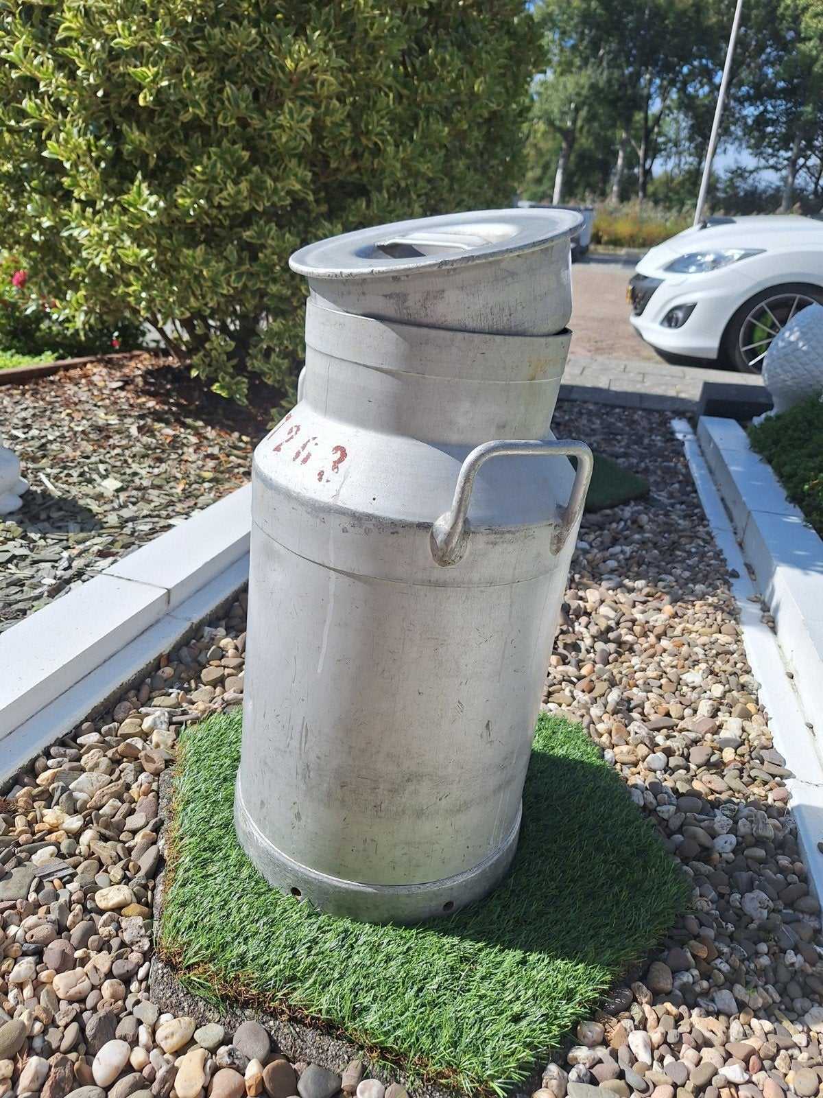 Mooie Aluminium Melkbus  // Zeer Goede Staat., Ophalen of Verzenden