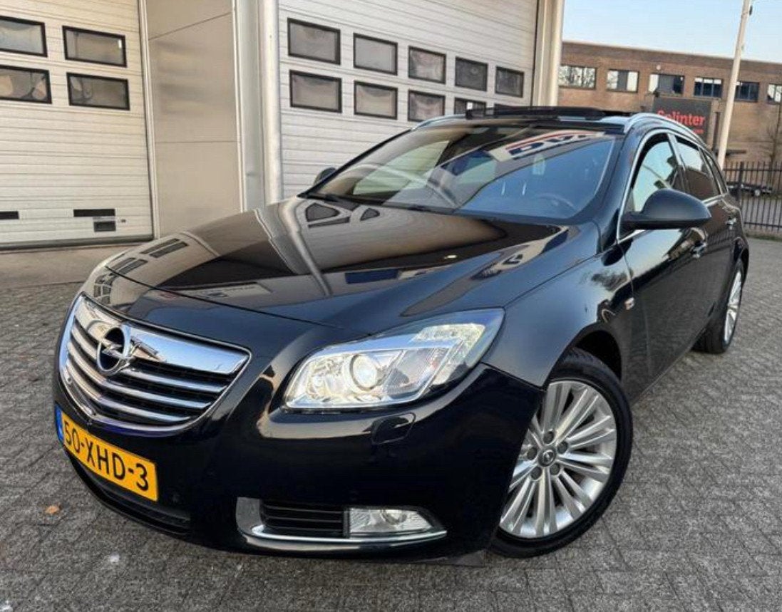 Opel Insignia 1.4Turbo Top Onderhouden Pano CarPlay APK 2027, 4 cilinders, Zwart, Origineel Nederlands, Handgeschakeld