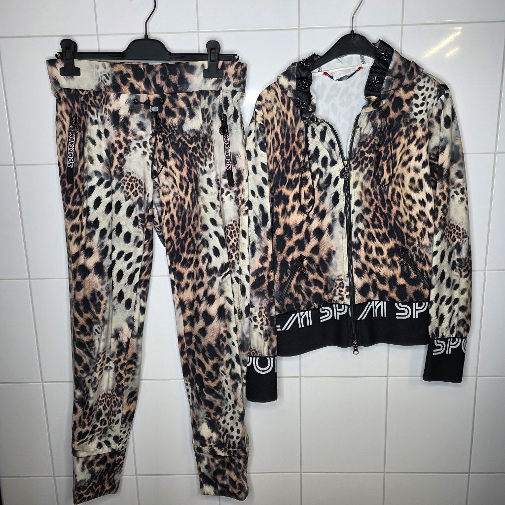 Sportalm luxe huispak met print en maat 36 ook voor buiten, Beige, Zo goed als nieuw, Maat 36 (S), Sportalm