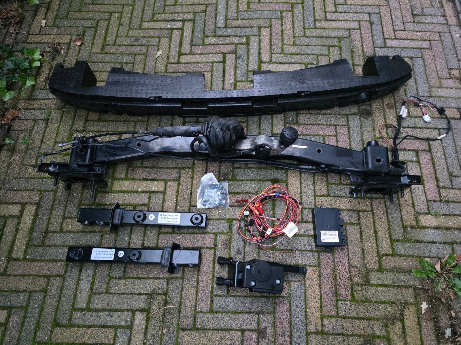 Mercedes S-Klasse W221 originele wegklapbare trekhaak, Ophalen, Gebruikt