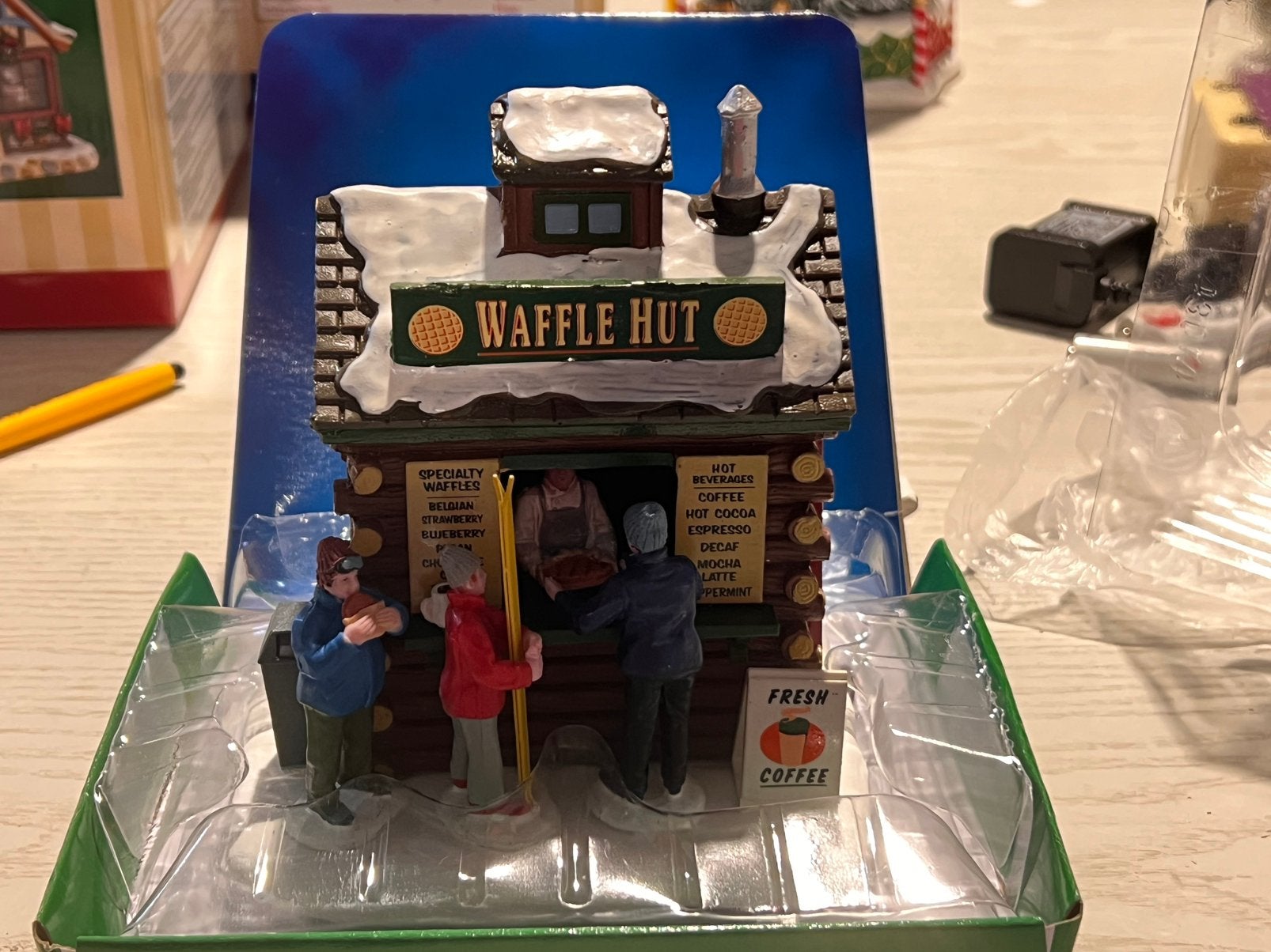 Lemax wafelhut waffle hut in originele verpakking, Ophalen of Verzenden, Zo goed als nieuw, Lemax, X