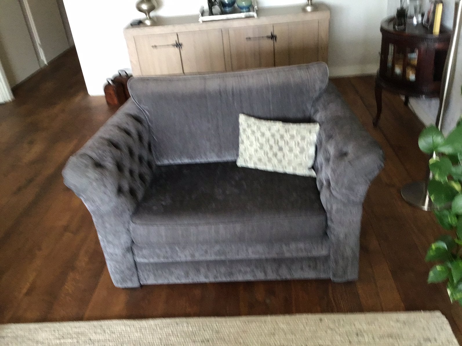 Bank (3.5 zits), samen met loveseat (1.5 zits), Ophalen, Gebruikt, Driepersoons, 75 tot 100 cm