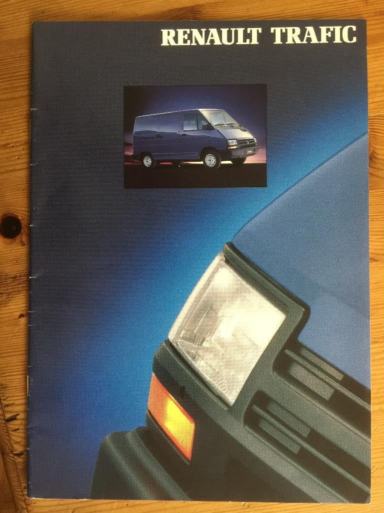 Folder van Renault Trafic, 1991, Ophalen of Verzenden, Nieuw, Renault