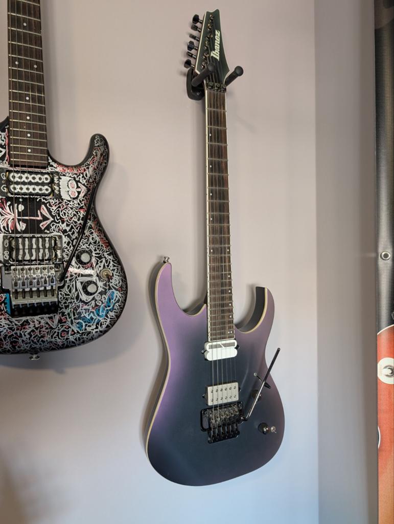 Ibanez RG60ALS Black Aurora Burst Matte, Muziek en Instrumenten, Ophalen of Verzenden, Gebruikt, Solid body, Ibanez