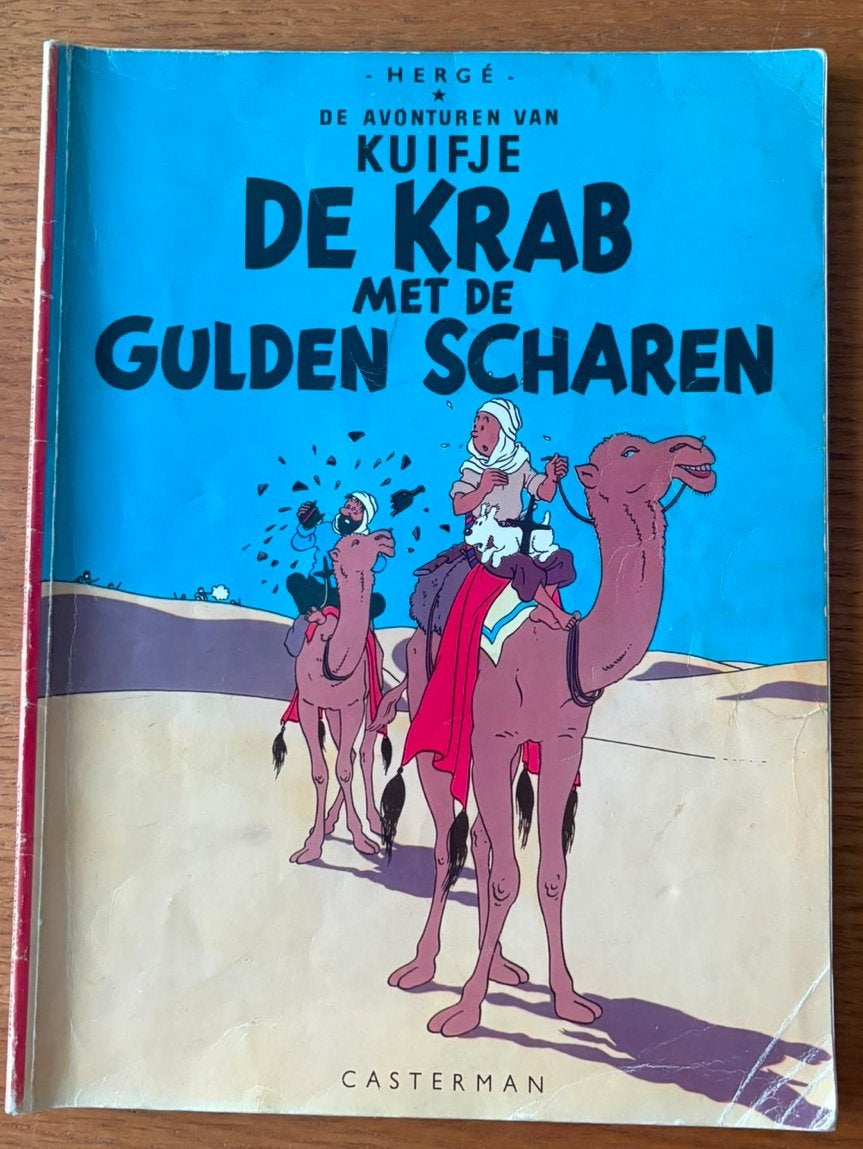 Kuifje - De krab met de gulden scharen (stripboek), Eén stripboek, Ophalen of Verzenden, Gelezen