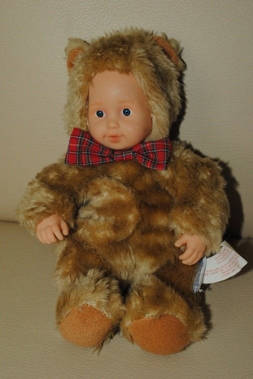 Nieuw super lief ANNE GEDDES beertje pop met strikje 24 cm, Ophalen of Verzenden, Nieuw, Pop