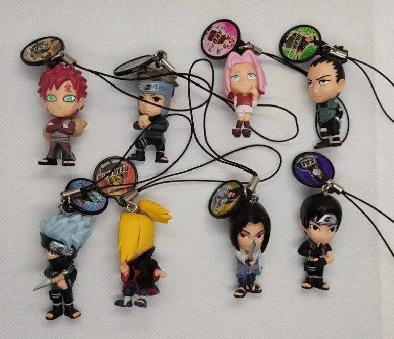 Naruto sleutelhangers, Ophalen of Verzenden, Zo goed als nieuw