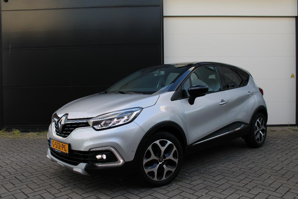 Renault Captur TCe 150pk EDC GPF 2019 Grijs, Auto's, Renault, 4 cilinders, Bi-Xenon koplampen, 1332 cc, 57 €/maand