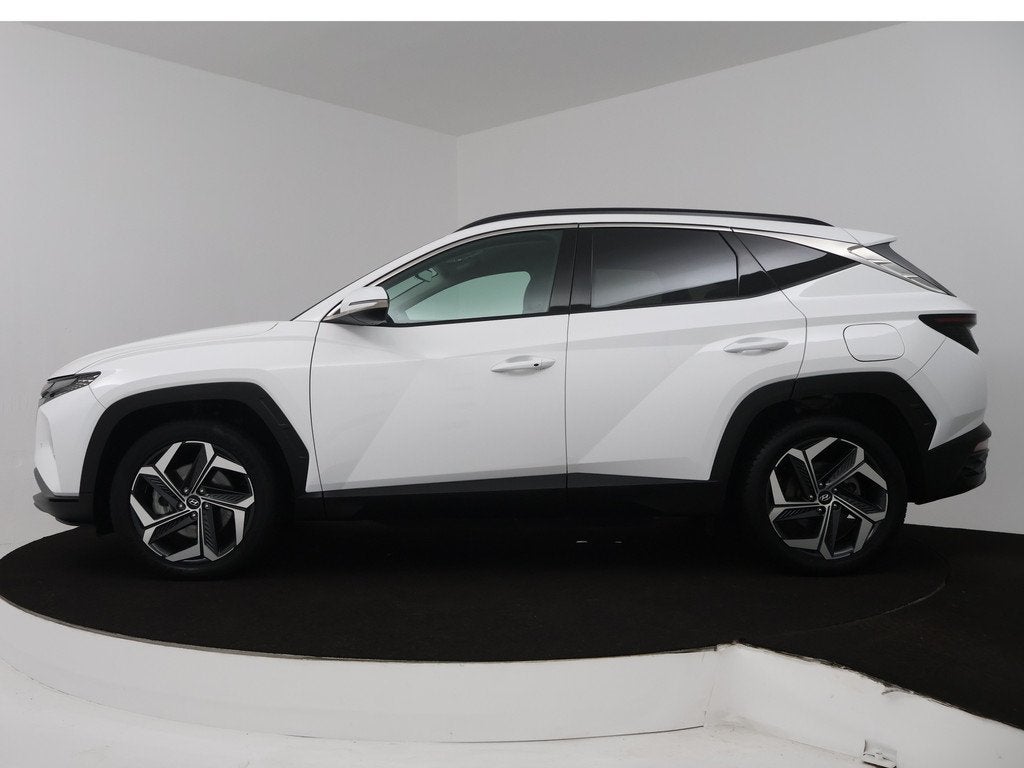 Hyundai Tucson 1.6 T-GDI PHEV Comfort Smart 4WD | Apple Carp, Auto's, Hyundai, Automaat, Stof, Gebruikt, Wit