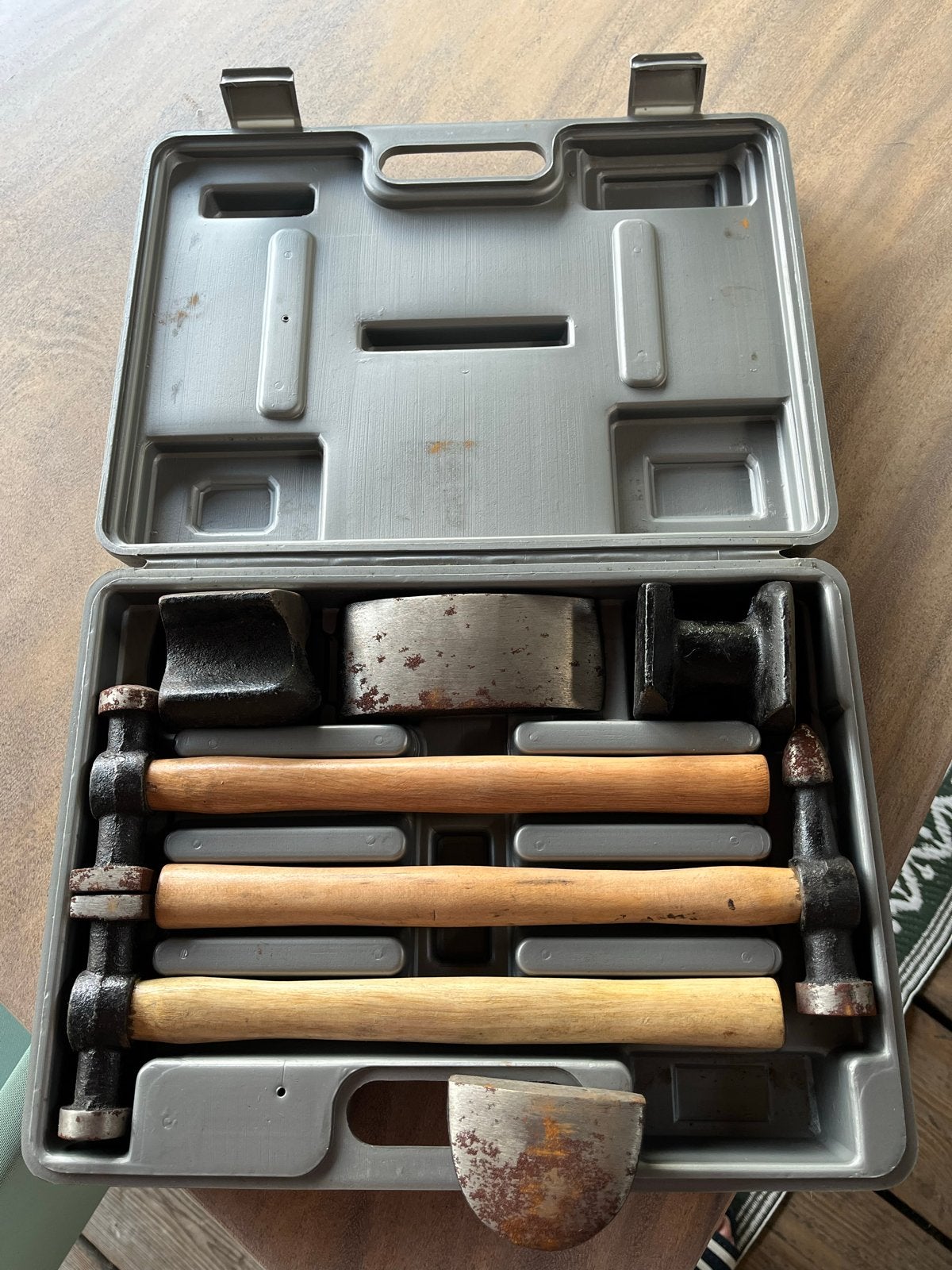 Metaalbewerking set, Ophalen of Verzenden, Gebruikt, Hamer, Overige merken