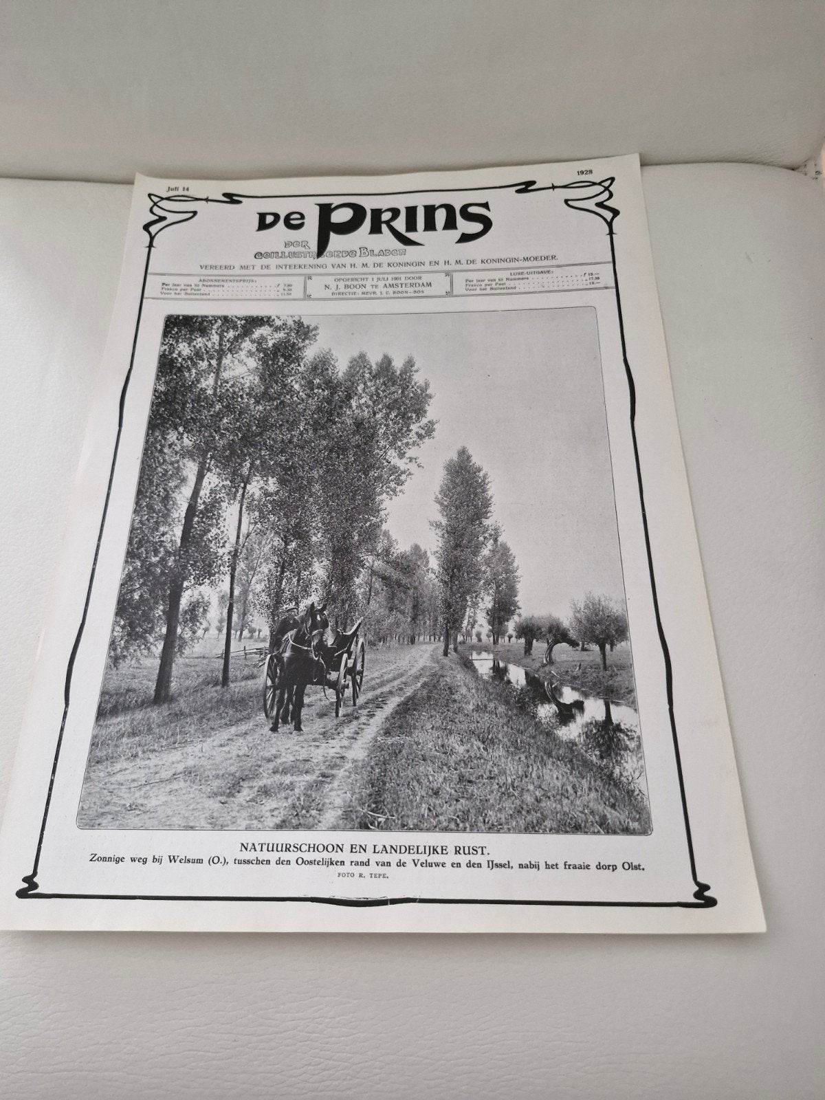 Voorblad van De Prins - Natuurschoon en Landelijke Rust, Ophalen of Verzenden