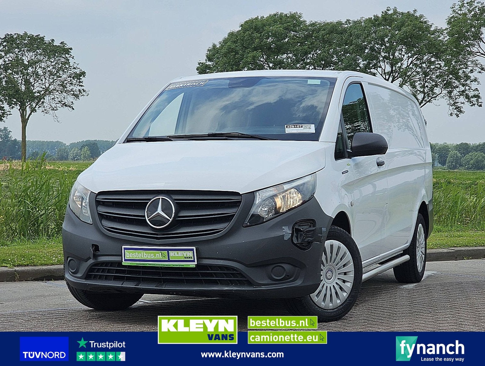 MERCEDES-BENZ EVITO 66kwh wltp 292 kms, Auto's, Bestelauto's, Gebruikt, 2255 kg, 116 pk, Wit