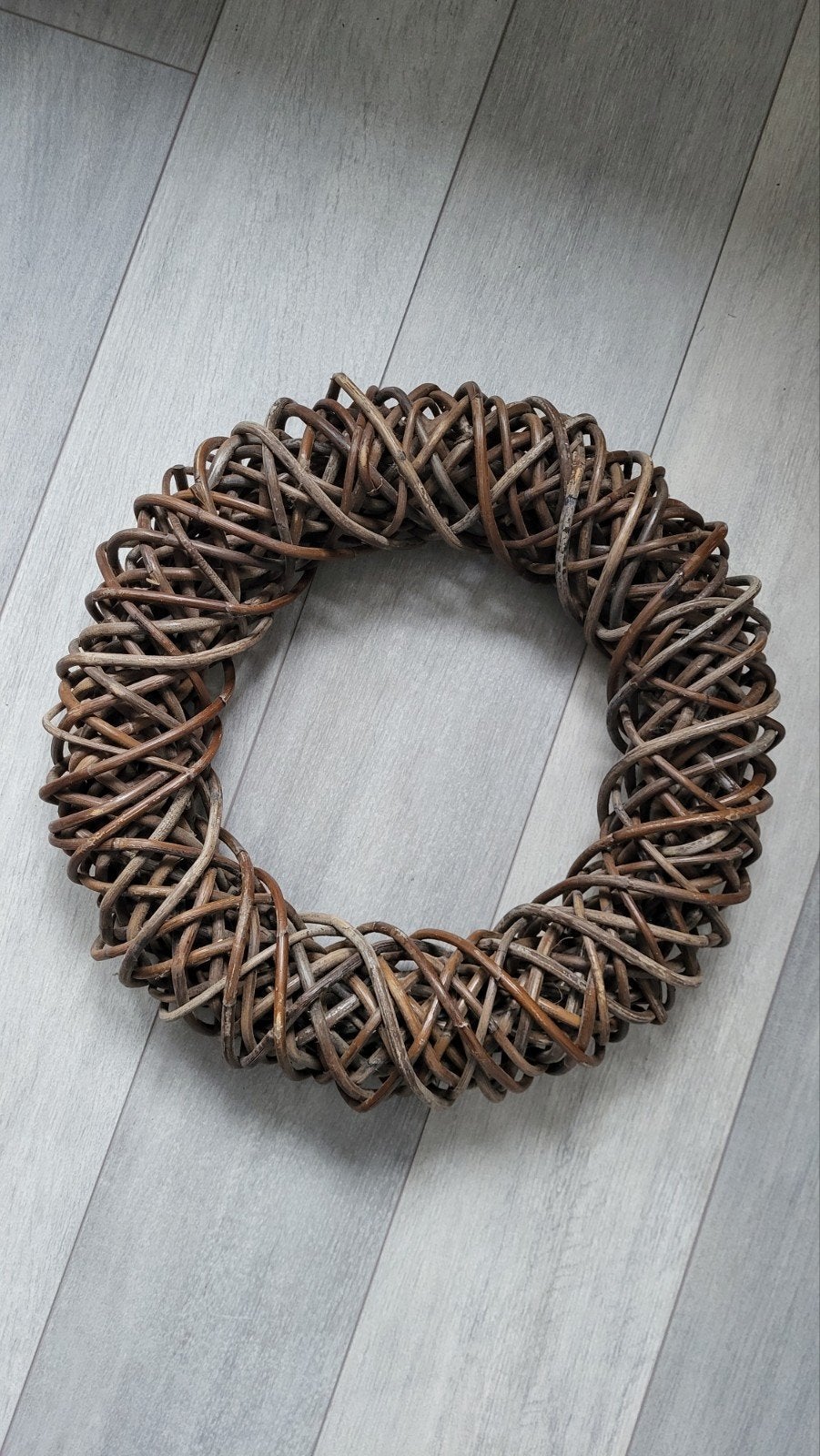 Rieten krans doorsnede 48 cm, Huis en Inrichting, Ophalen, Gebruikt, Krans, Rotan