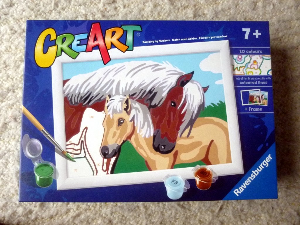 Schilderpakket paarden - ravensburger - 7+ nieuw in seal, Ophalen of Verzenden, Nieuw, Schilderen op nummer