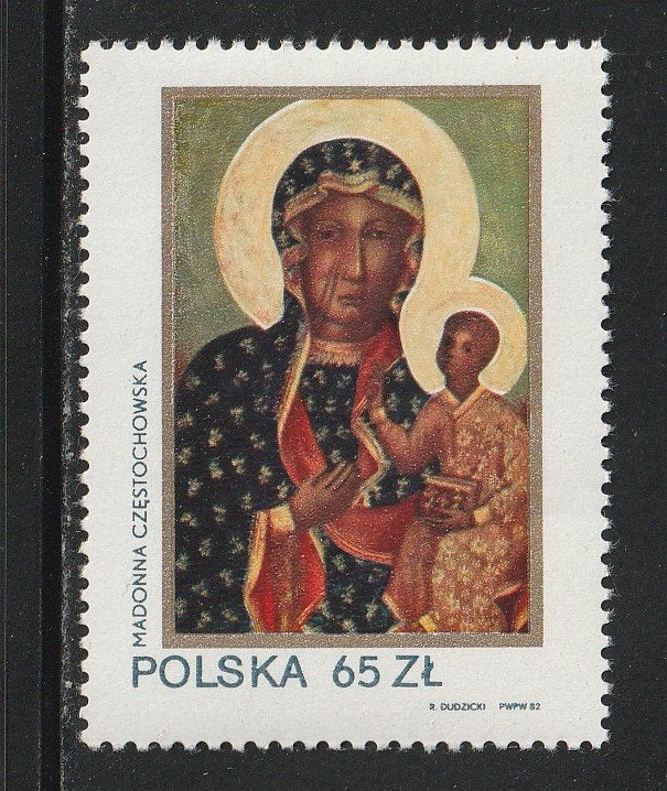 Polen 1982 - De Zwarte Madonna, Ophalen, Polen, Postfris