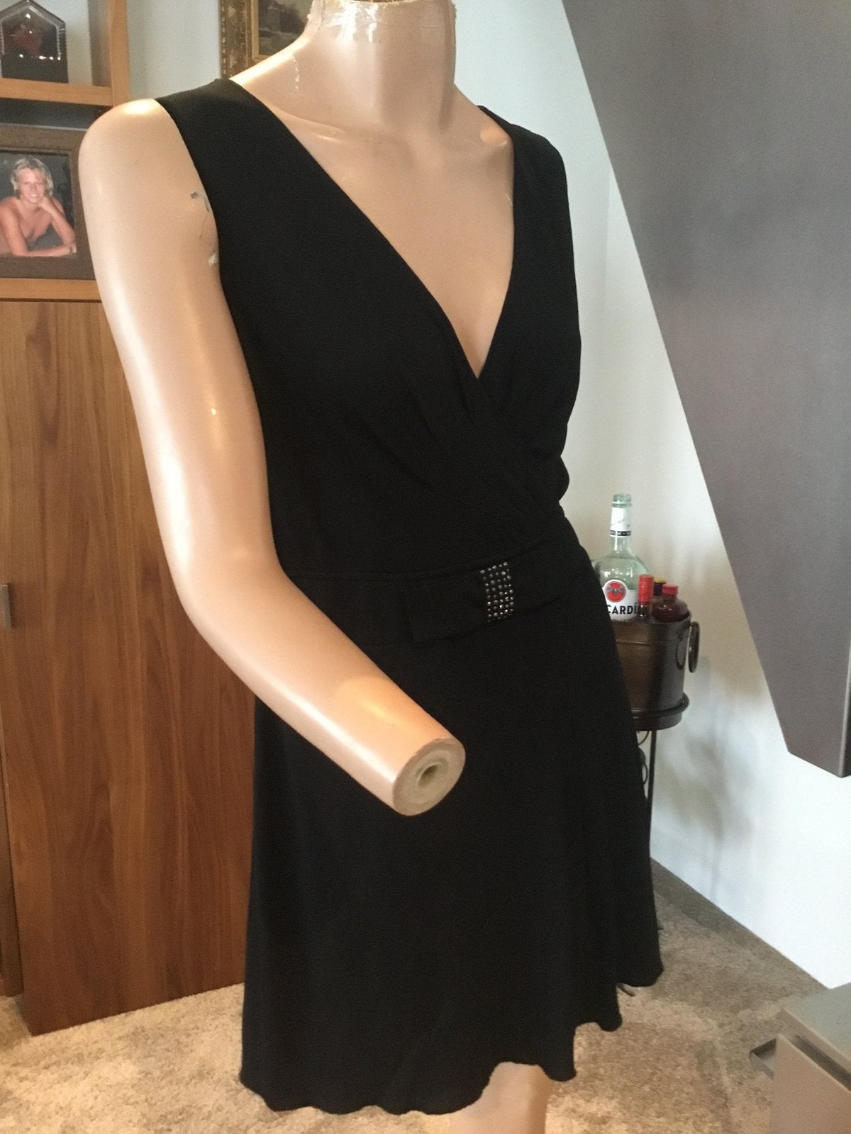 BLUMARINE jurk met STRASS maat S origineel ZGAN, Blumarine, Zwart, Ophalen of Verzenden, Zo goed als nieuw