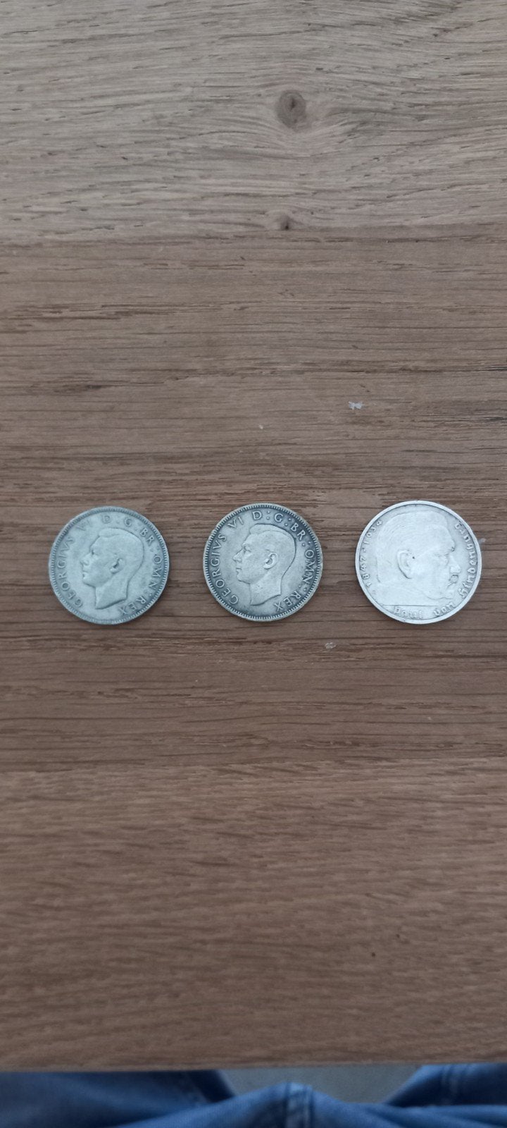3 Zilveren Munten WO2, origineel, Verzamelen, Ophalen of Verzenden, Landmacht, Duitsland