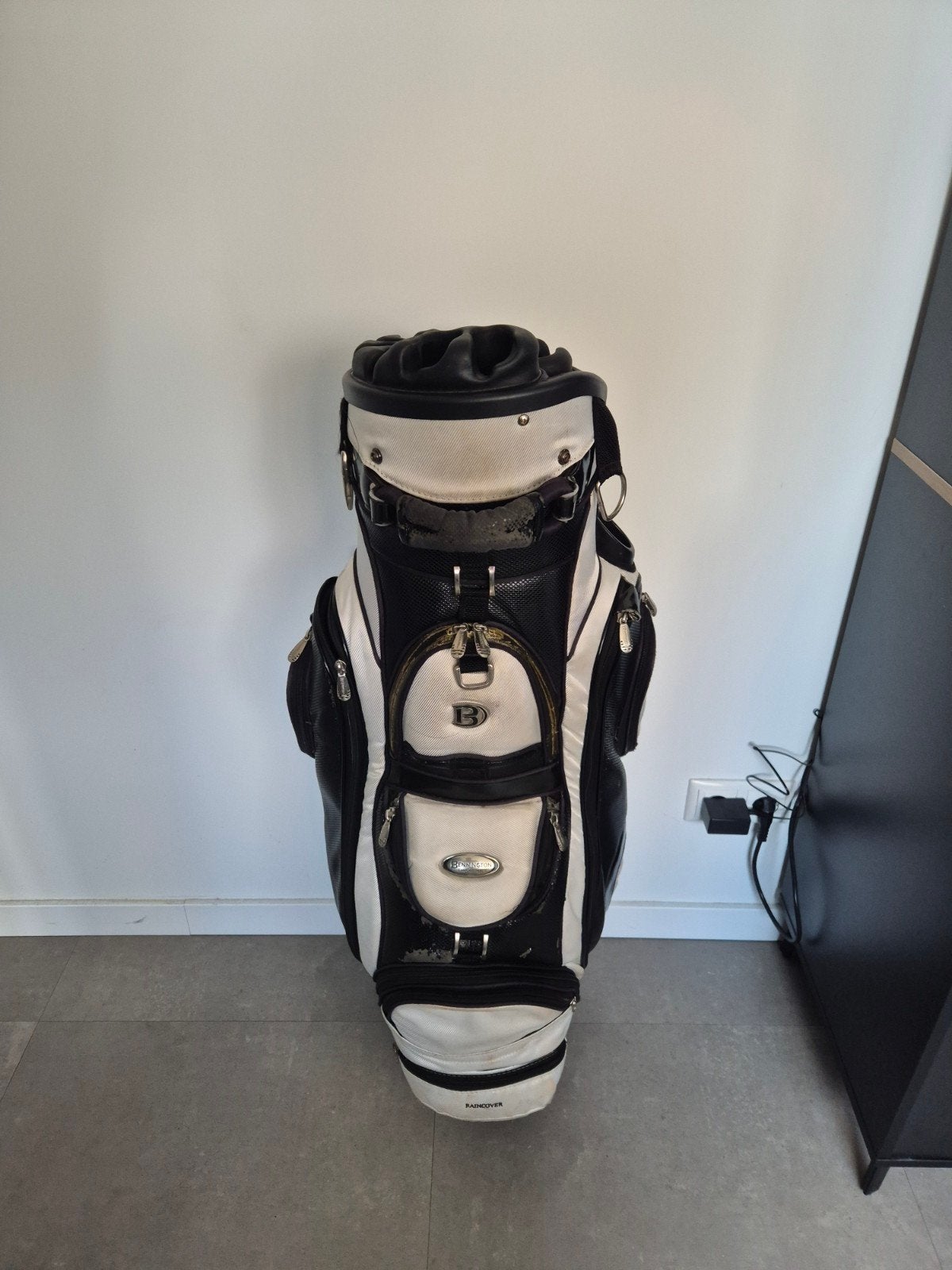 Bennington Golf Tas - Zwart/Wit Cartbag, Ophalen of Verzenden, Gebruikt, Tas, Overige merken
