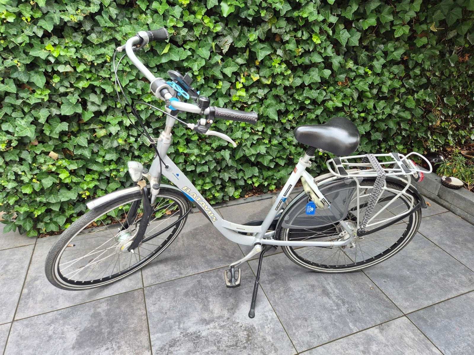 Batavus Weekend D53 Damesfiets - Zilver/Wit, Ophalen, Versnellingen, Batavus, 53 tot 56 cm
