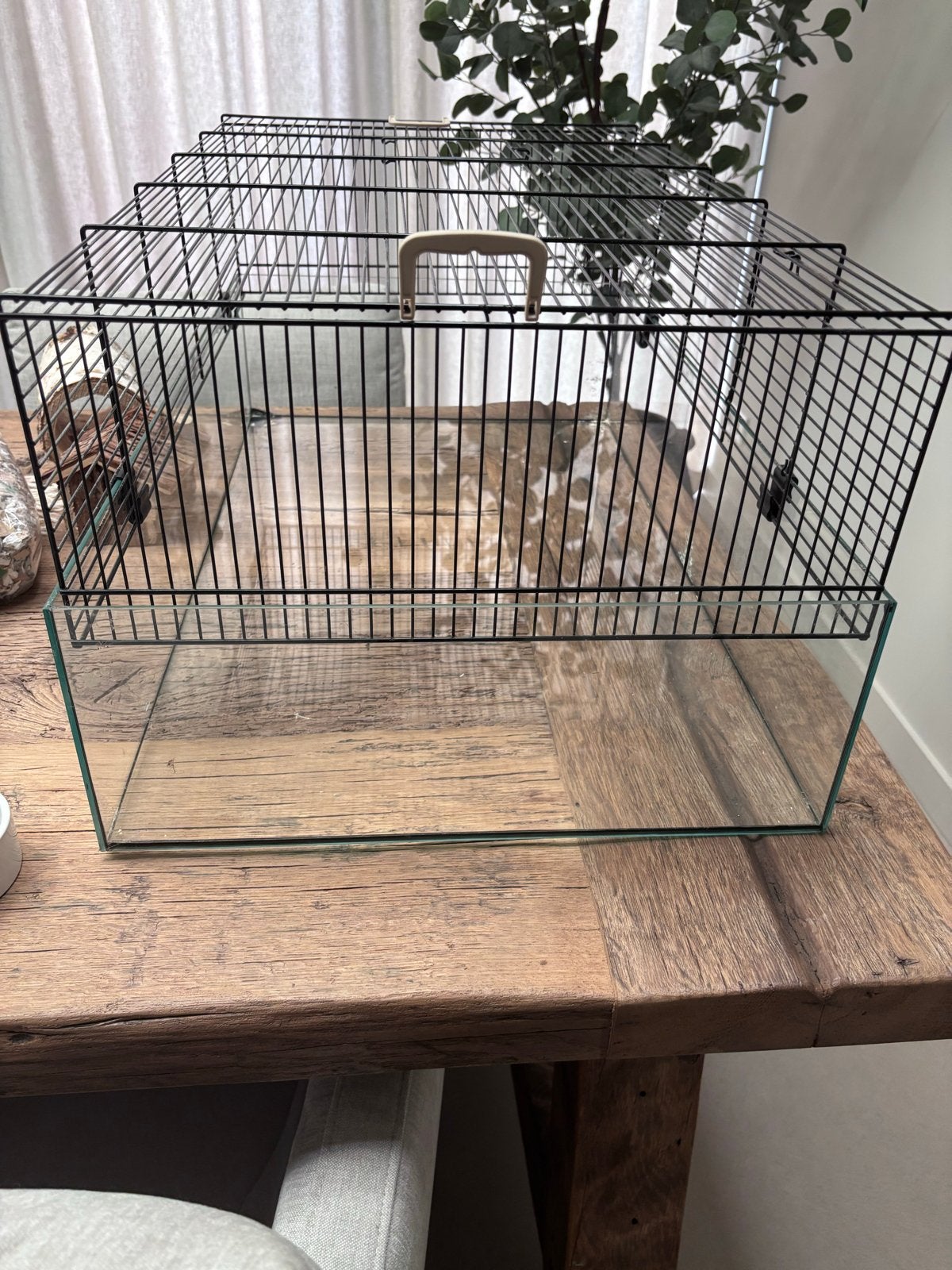 Hamsterhok 78cm lengte 48cm breedte 36cm hoogte incl spullen, Kooi, Gebruikt, Hamster, 75 tot 110 cm