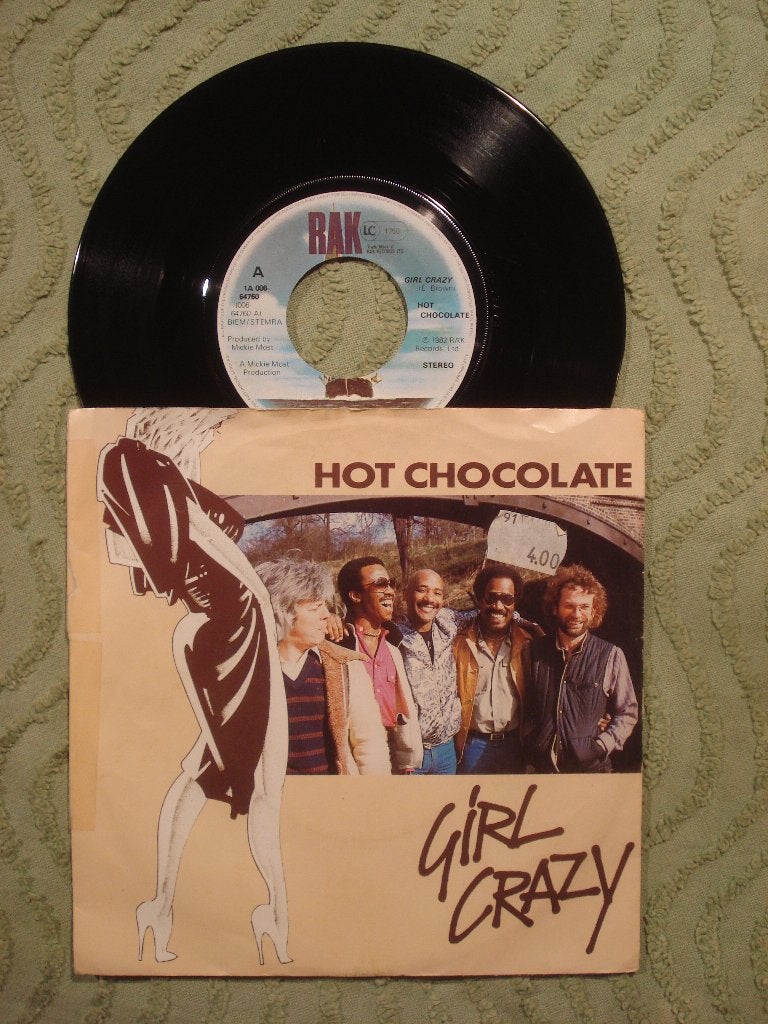 Hot Chocolate 7" Vinyl Single: ‘Girl crazy’ (Nederland), Ophalen of Verzenden, Gebruikt, Pop