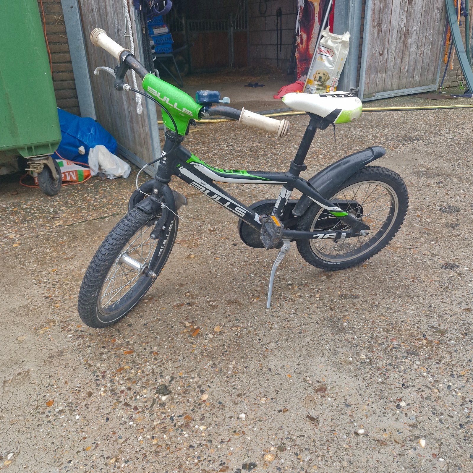 16 inch fiets, Ophalen of Verzenden, Gebruikt, Staal, 16 tot 20 inch