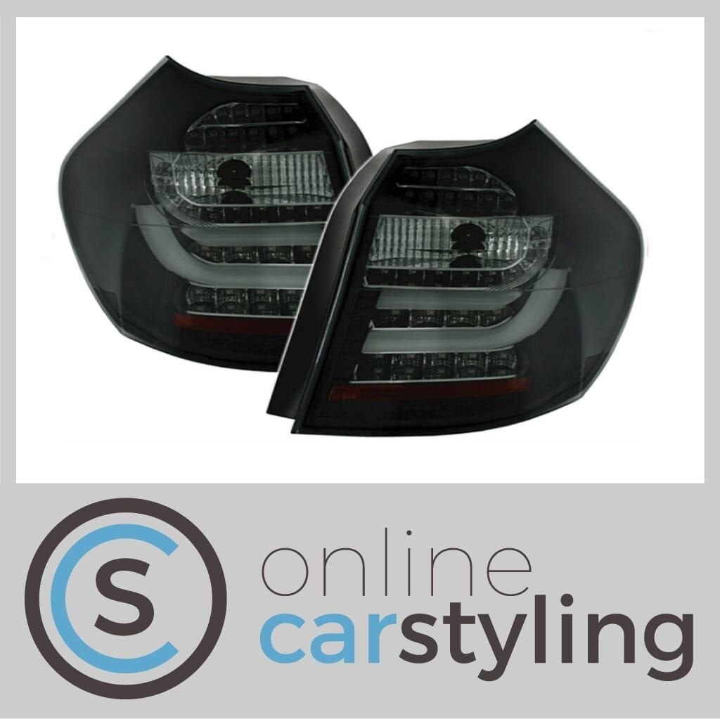 LED Achterlichten BMW 1-Serie E81 / E87 Zwart Lightbar Desig, Auto-onderdelen, Verlichting, -, -, Nieuw, Ophalen of Verzenden