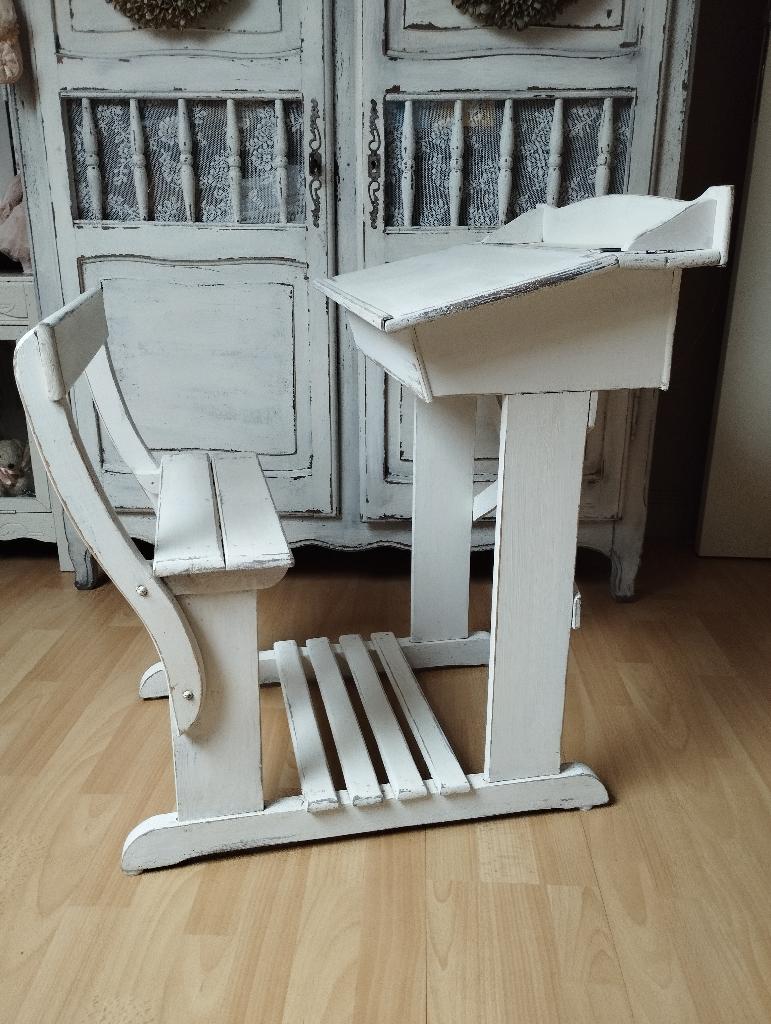 Lessenaar bureau klepbankje brocante, Ophalen